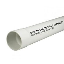 PVC Solid Sewer Pipe - White/Green