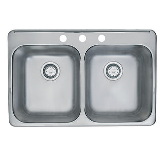 Kindred 32207313 Top Mount Double Sink