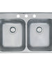 Kindred 32207313 Top Mount Double Sink