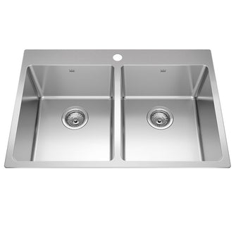 Kindred 92209311 Top Mount Double Sink