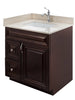 30″ Solid Wood Vanity in Walnut Classic