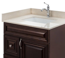 30″ Solid Wood Vanity in Walnut Classic