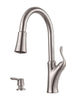 Pfister Eagen 1-Handle Pull-Down Kitchen Faucet With Soap Dispenser