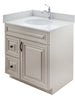 30″ Solid Wood Vanity in Ivory