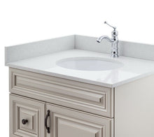 30″ Solid Wood Vanity in Ivory