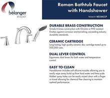 Belanger Roman Tub Faucet With Hand Shower