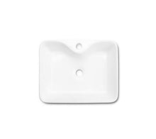 Ceramic Bathroom Vessel Sink Rectangle Porcelain