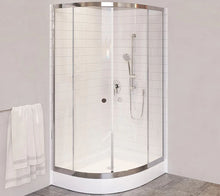 Elisse 36" Double Door Shower Enclosure + Base