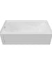 Mirolin White Phoenix Acrylic Skirted Bathtub White