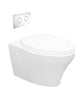 Somerton Invisi Dual-flush Wall Hung Toilet