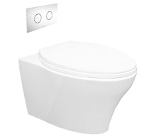 Somerton Invisi Dual-flush Wall Hung Toilet