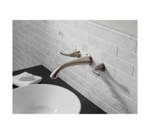 Delta Addison Two Handle Wall Mount Bathroom Faucet (Stainless)