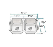 Kitchen Sink Undermount Double Model 502A