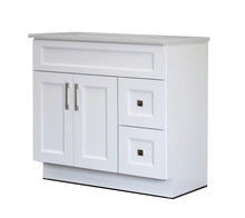 36″ Solid Wood Vanity in White Shaker