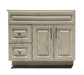 42″ Solid Wood Vanity in Ivory