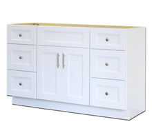 48″ Solid Wood Vanity in White Shaker