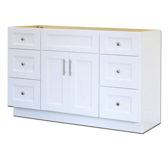48″ Solid Wood Vanity in White Shaker