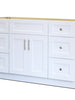 48″ Solid Wood Vanity in White Shaker