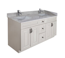 60″ Solid Wood Vanity in Dove White