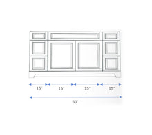 60″ Solid Wood Vanity in Dove White