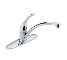 Delta Foundations Single-Handle Standard Kitchen Faucet in Chrome