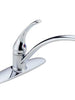 Delta Foundations Single-Handle Standard Kitchen Faucet in Chrome