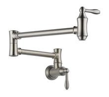 Delta Traditional Wall Mount Pot Filler Faucet in Stainless