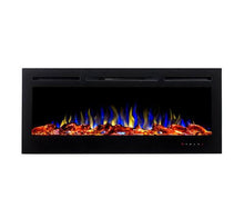 Flamehaus® Electric LED Fireplace Insert – 50″- Black