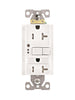 Electrical Outlet - 20-Amp - 125-Volt - Tamper Resistant - White - Residential