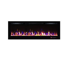 Flamehaus® Electric LED Fireplace Insert - 65"- Black
