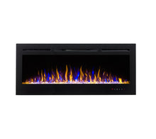 Flamehaus® Electric LED Fireplace Insert - 72"- Black