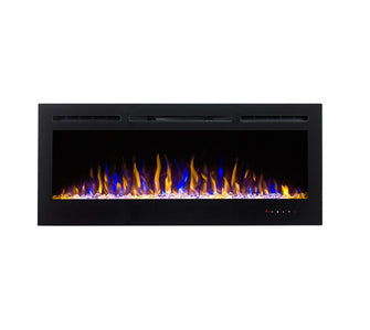 Flamehaus® Electric LED Fireplace Insert - 72"- Black