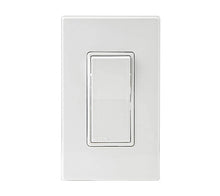 Leviton 5601-2W 15 Amp, 120/277 Volt, Decora Rocker Single-Pole AC Quiet Switch, Residential Grade, Grounding, White