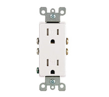 RECEPTACLE TR DUP DECORA 15A WHITE