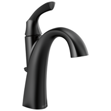 Delta Sandover Single Handle Bathroom Faucet In Matte Black