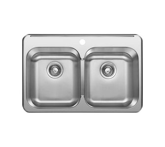 Elisse Kitchen Sink Double Top Mount