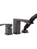 Aqua F33103 - Deck Mounted Bathtub Faucet
