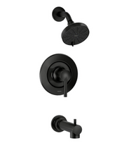 Moen Arlys Matte Black Posi-Temp® Tub/Shower Kit