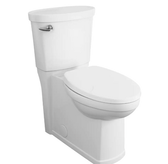 American Standard Décor Single Flush Right Height Elongated 2-Piece Toilet