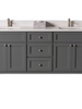 60″ Solid Wood Vanity in Step Grey