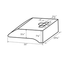 Crown Range Hood ACSS 680CFM Stainless