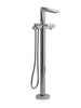 Riobel Parabola Single Hole Floor Mount Tub Filler