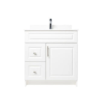 30" Vanity MDF Raised Panel Cabinetry